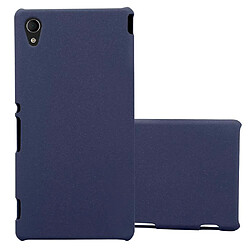 Cadorabo Coque Sonya Xperia M4 Aqua - Bleu Coque rigide effet givré - Protection complète - Compatible Sony Xperia M4 Aqua