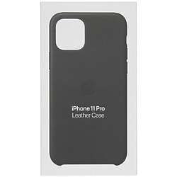Acheter Apple Coque Leather iPhone 11 Pro - Black