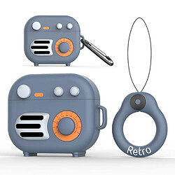 Coque silicone AirPods 3 - Bleu gris