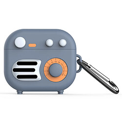 Coque silicone AirPods 3 - Bleu gris