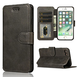 Portefeuille Étui iPhone SE/8/7 Étui portefeuille - PU + TPU - Support intégré - Protection quotidienne