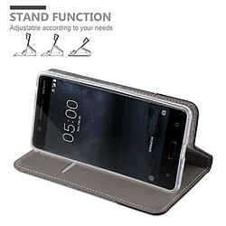 Cadorabo Coque Nokia 5 2017 - Gris Noir pas cher