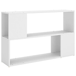 VidaXL Bibliothèque Blanc 63 cm