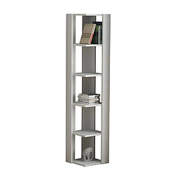 Toilinux Bibliothèque Nati 161 cm - Blanc