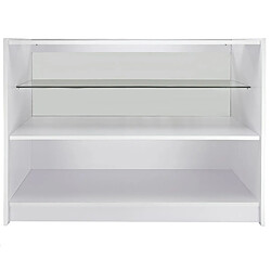 Avis MonsterShop Vitrine comptoir C1200 - Blanc