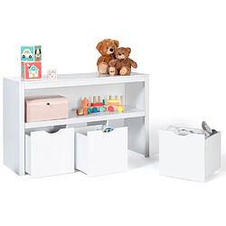 Idmarket Meuble rangement enfant MANA - Bois blanc