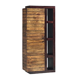 Avis BOIS & CHIFFONS Colonne bibliothèque bois bicolore - Charnière gauche | Manguier Herods