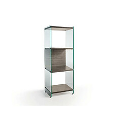 Inside 75 Bibliothèque murale colonne - Marron