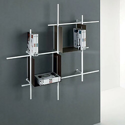 Inside 75 Bibliothèque murale Stockholm - Blanc