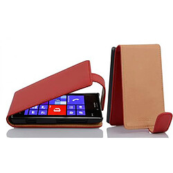 Cadorabo Nokia Lumia 925 Coque style flip - Rouge cerise - Design élégant