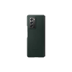 Samsung Coque Cuir Galaxy Z Fold 2 Noir