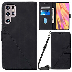 Étui PU pour Samsung Galaxy S23 Ultra - Noir