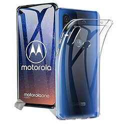 Htdmobiles HTD Mobiles Coque Transparente pour Motorola One Vision