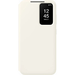 Bigben Folio Clear View Cover Galaxy S23 5G - Crème
