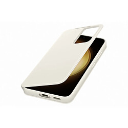 Acheter Bigben Folio Clear View Cover Galaxy S23 5G - Crème