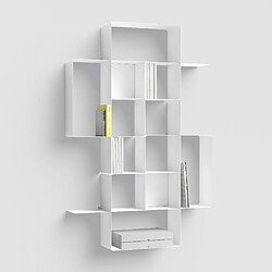 Inside 75 Bibliothèque Mondrian - Blanc