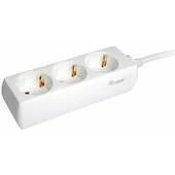 Multiprise 3 prises Schuko - blanc