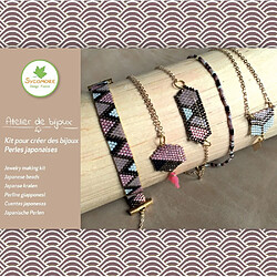 Acheter Au sycomore Kit bijoux perles japonaises - Rose