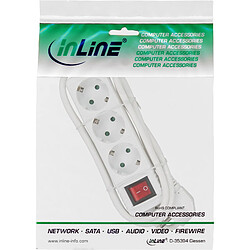 Avis Inline Power Strip 3 Ports - Blanc