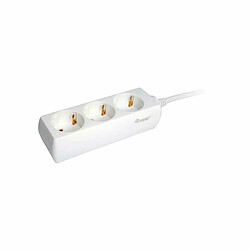 Multiprise 3 prises Schuko - blanc