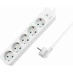 Logilink Steckdosenleiste 5-fach - Blanc