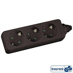 Inline Barrette d’alimentation 3 ports - Noir