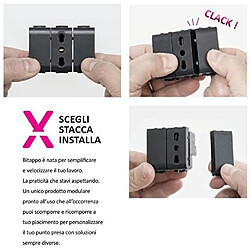 Prise modulaire Bitappo compatible Bticino - Blanc