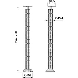 Avis Emuca Gaine passe-câbles Hexa - Noir