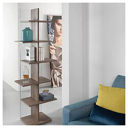 Inside 75 Bibliothèque colonne Step - Noyer