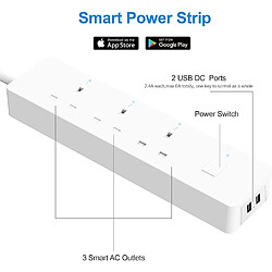 Multiprise connectée Wi-Fi Woox R4055