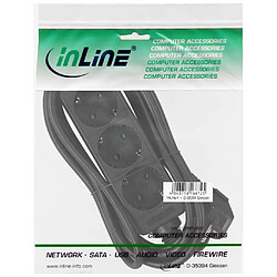 Inline Barrette d’alimentation 3 ports - Noir
