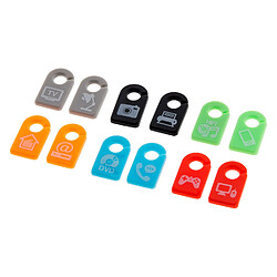 Zenitech Repères câbles - 12 pièces