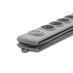 Avis Multiprise parasurtenseur 5 prises - Gris