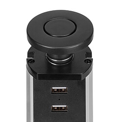 Emuca Vertikal 60 mm - Noir pas cher