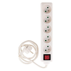 Avis Zenitech Bloc multiprise 5 prises - Blanc