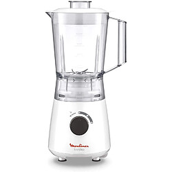 Moulinex Blendeo 1,5L Blender électrique - Bol verre 1,5L - 400W - 4 lames inox amovibles