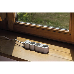 Zenitech Bloc multiprises 3 prises - Blanc