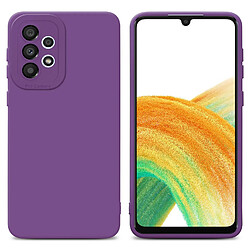Cadorabo Coque Samsung Galaxy A72 4G/5G - Lilas Étui en TPU silicone - Design fin et tendance - Protection intégrale
