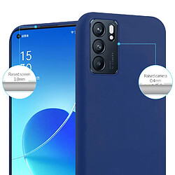 Cadorabo Coque Oppo Reno6 5G - Bleu Foncé pas cher