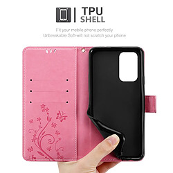 Cadorabo Coque Oppo A94 5G - Rose Floral pas cher