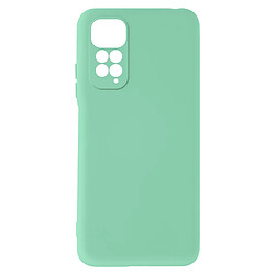 Avizar Coque Redmi Note 11/11s - Turquoise Coque semi-rigide pour Redmi Note 11 / 11s - Silicone touch-soft - Protection anti-choc