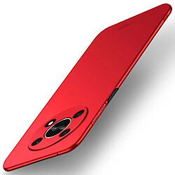 Coque Honor X30 MOFI - Rouge Coque en TPU mat - Style rétro - Support mains libres