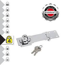 Master Lock Moraillon à Clé 118 mm
