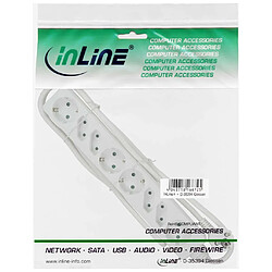 Inline Bloc multiprise 8 prises - Blanc