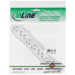 Inline Bloc multiprise 8 prises - Blanc