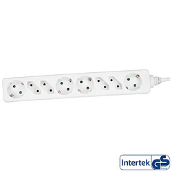 Inline Bloc multiprise 8 prises - Blanc