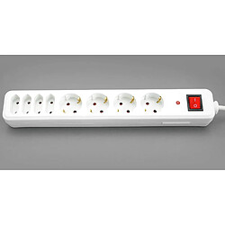 Avis Multiprise 8 prises avec parafoudre - Blanc