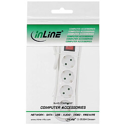 Inline Barrette d’alimentation - Blanc