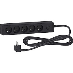 Schneider electric Multiprise 5 prises - Anthracite