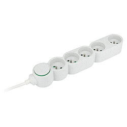 Zenitech Bloc écoresponsable 5 prises Home Green